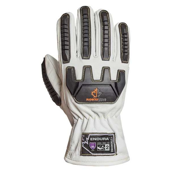Endura Work Gloves, Drivers, XL, Leather, PR - 378GKGVBE-XL