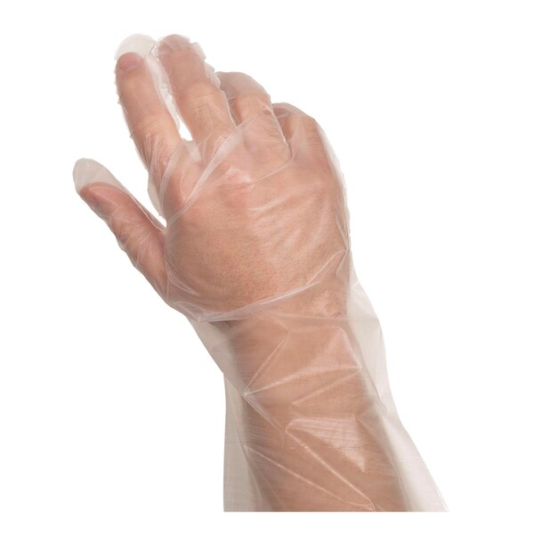 Handgards Comfortfit Powder Free Latex Free One Size Embossed Poly Glove, PK1000 - 303120273