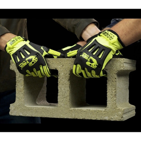 Magid Cut Resistant Impact Gloves, Cut Level A6 , No Coating , L 1 PR - TRX742L