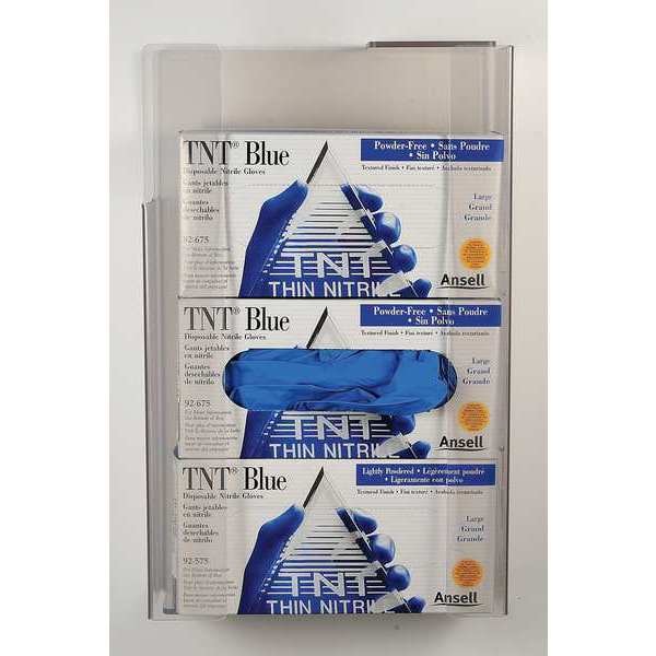 Zing Universal Glove Dispenser, Recycled PETG, Holds (3) Boxes , Clear - 7222
