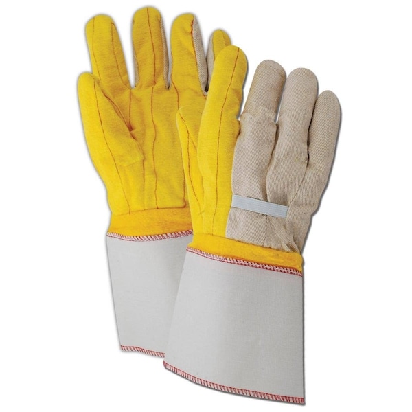 Magid MultiMaster 18 oz Double Palm Gloves with Elastic Back, 12PK - 64JTNEG