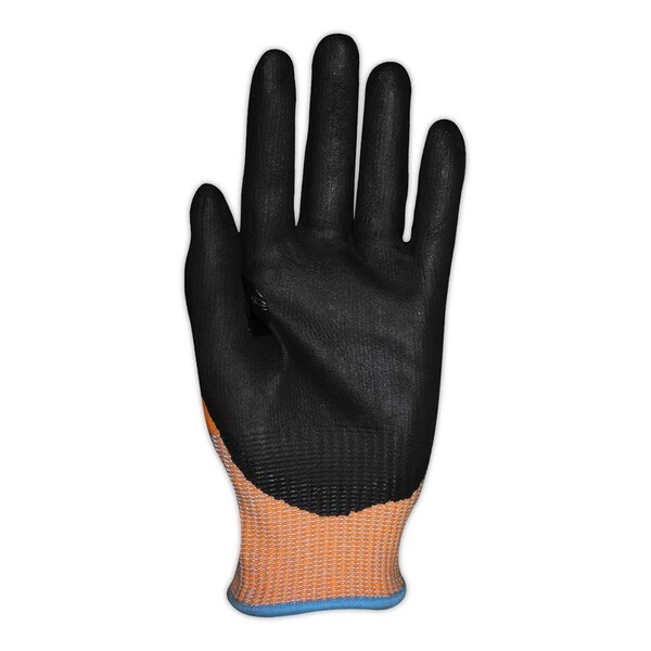 Magid Coated Gloves, TriTek, 5 Abrasion Level, Orange, 1 PR - DXG48-8