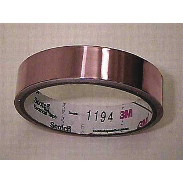 Cinta de Foil 3M, 3/4 pulg. x 36 yd., Cobre, paquete de 12 - 1194, 3/4 x 36 yd.