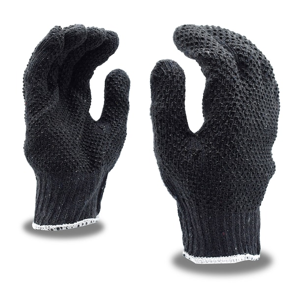 Cordova Machine Knit, Double-Sided, PVC Dots, Medium Weight Gloves, L, 12PK - 3855GL