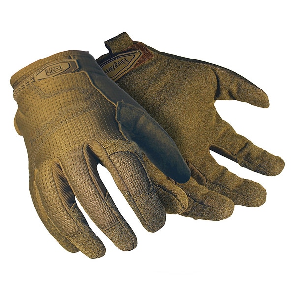 Hexarmor Hex1(R) Mechanics Gloves, Synthetic Leather Palm, Cloth Back, M, Tan - 2132-CYT-M (8)