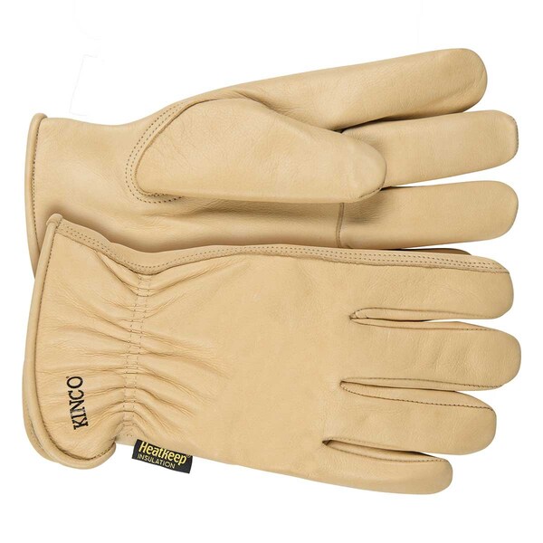 Kinco Cowhide Leather, Tan, 2XL 1 PR - 98RL-XXL