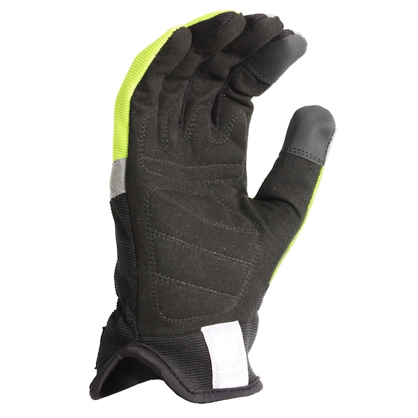 Radians Hi-Viz Drivers Gloves, High Visibility Peformance Glove, Slip On, Hi-Vis Green, L 1 PR - RWG100L