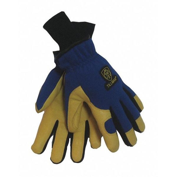 Tillman Cold Protection Gloves, 100g Thinsulate Lining, Blue/Tan, XL - 1590XL