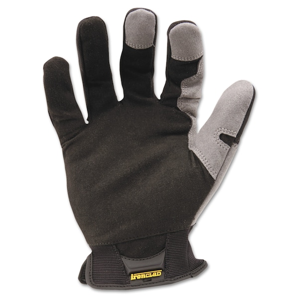Ironclad Performance Wear Workforce Glove, Large, Gray/Black, Pair - WFG-04-L