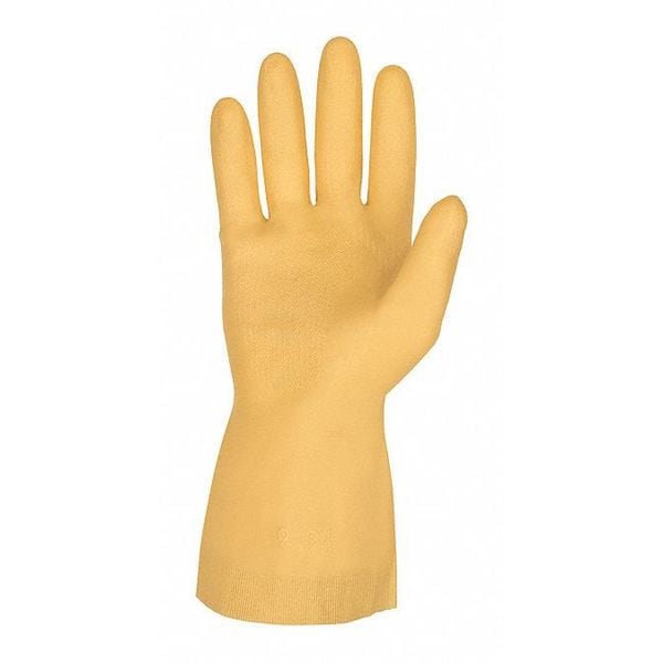 Mcr Safety Chemical Resistant Gloves, Latex, 12 PK, Amber - 5170E
