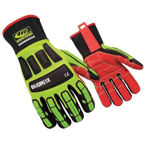 Ringers Gloves Mechanics Gloves, Impact Protection, M, PR - 263-09