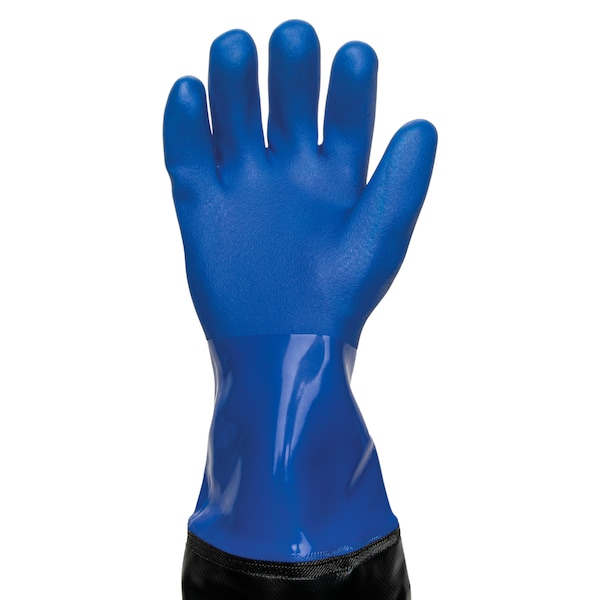 212 Performance Heat and Liquid Resistant Protective Gloves in Blue and Black, X-Large - 7015398