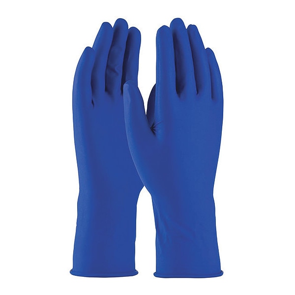 Pip PosiShield, Disposable Gloves, 14 mil Palm, Latex, Powder-Free, L (9), 50 PK, Blue - 2550/L
