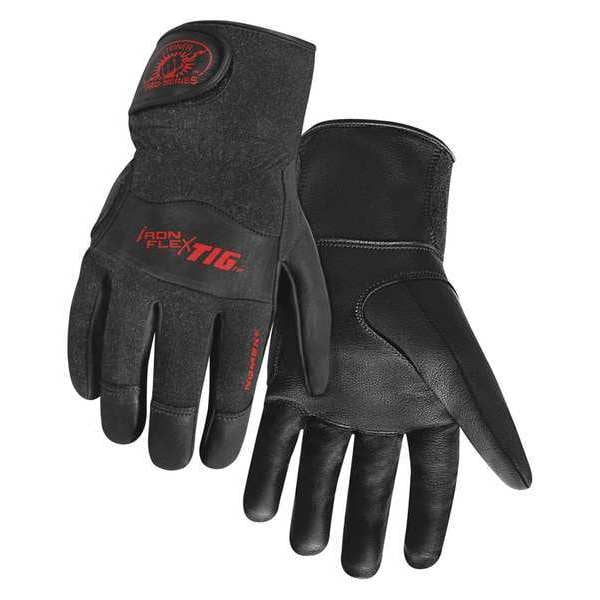 Steiner Pro-Series(TM) Welding Gloves, Hook-and-Loop Cuff, Straight Thumb, Premium Kidskin, L, 1 PR - 0260-L
