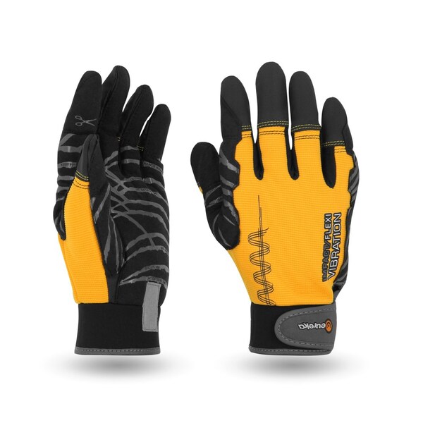 Eureka Safety Vibration Reduction Gloves, 5-400 Hz, Increased Flexibility, Comfort - Size 7 - IMPVIBFLEXI-7