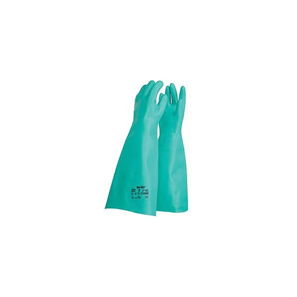 Ansell Chemical Resistant Gloves, 22, Green, 1 PR - 117299