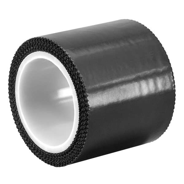 Tapecase Cinta de Película, Polietileno, Negra, 2 pulgadas x 5 yardas - 15D432