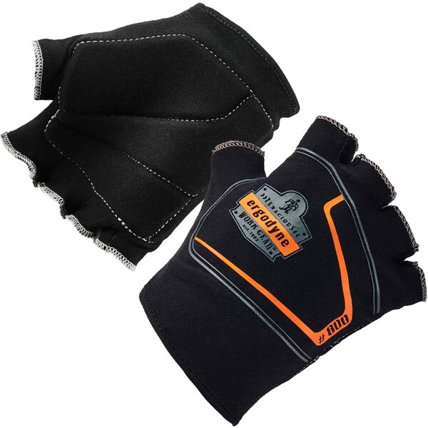 Ergodyne Black Glove Liners, L, PR - 800