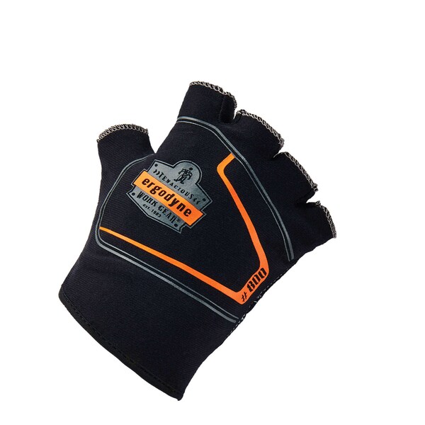 Ergodyne Black Glove Liners, L, PR - 800