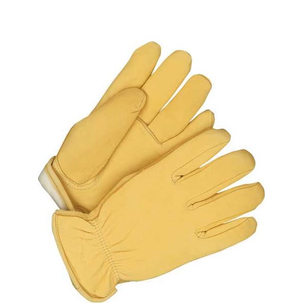 Bdg Leather Drivers Gloves, Shirred Slip-On Cuff, Keystone Thumb, XL, 1 PR - 20-9-366-XL-K