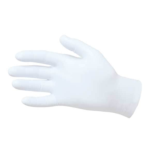 Showa 8005PF, Disposable Gloves, 8 mil Palm, Nitrile, Powder-Free, XL, 50 PK, Blue - 8005PFXL