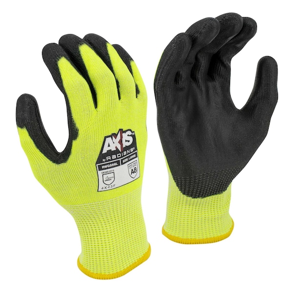Radians Cut-Resistant Coated Gloves, Cut Level A7 , Polyurethane , XL 1 PR - RWG558XL