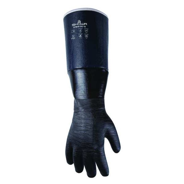Showa Cold Protection Gloves, Cotton Lining, Black, L - 6781R-06-10