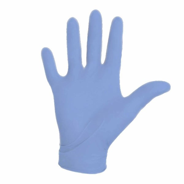 Aquasoft Disposable Gloves, Nitrile, Powder-Free, S, 3000 PK, Blue - 43933