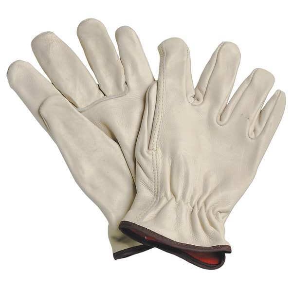 Honeywell North Leather Drivers Gloves, Leather, Straight Thumb, Gunn Cut, Tan, M 1 PR - 248DI/8M