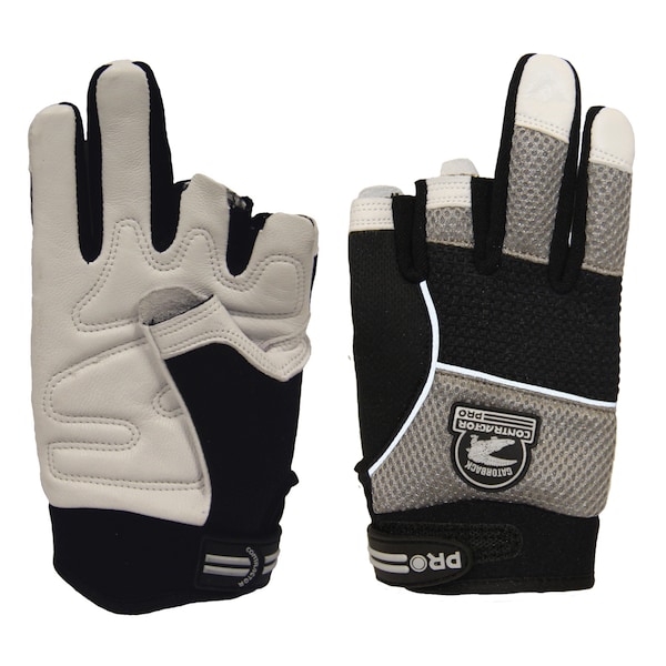 Gatorback Goat Skin Fingerless DuraGrip Work Gloves, Glove Size: XL - 634-XL