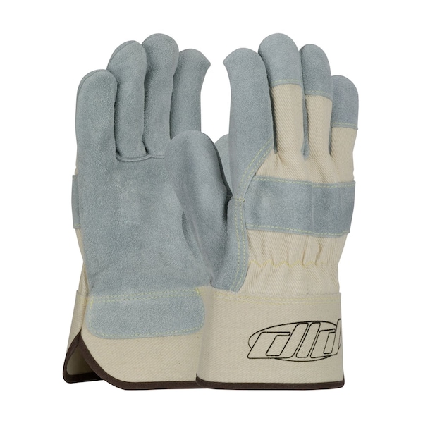 Pip Gloves, Leather Palm, White, XL, PR - 80-8889/XL