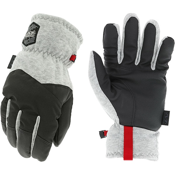 Mechanix Wear CWKG-58 Mechanics Gloves, Synthetic Leather Palm, Fleece Back, 11, Black/Gray - CWKG-58-011
