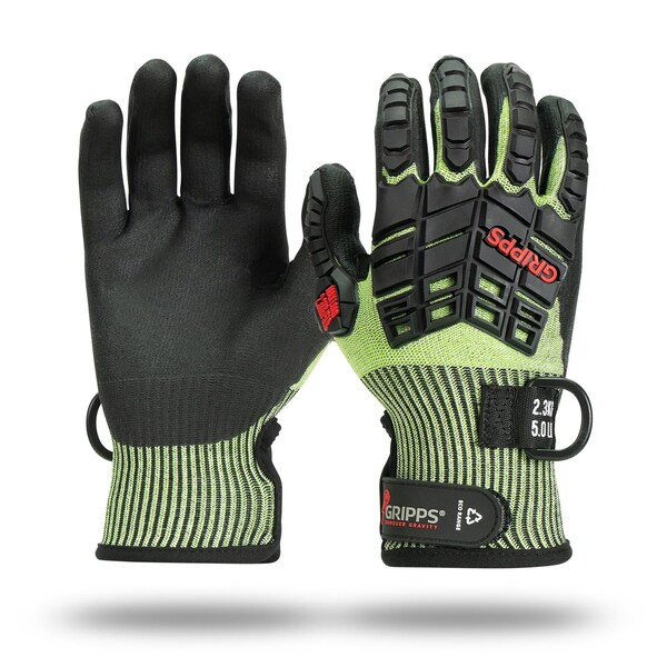Gripps C5 Eco Impact Glove, Size L, 12PK - S21628-L-12PK