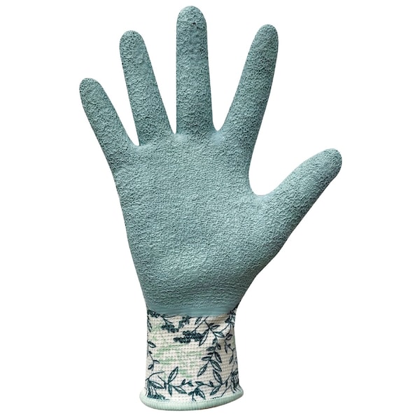 Digz Digz Latex Coated Garden Gloves L Latex Coated Stretch FIt Blue Gardening Gloves - 75382-26