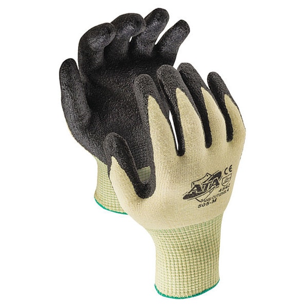 Pip Cut Resistant Coated Gloves, Cut Level A4 , Dipped , Nitrile , Smooth , L 1 PR - 505-L