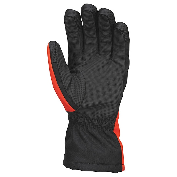 Mcr Safety 980 Mechanics Gloves, Polyurethane Palm, High-Visibility Orange - 980XL