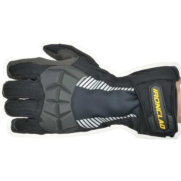 Ironclad Performance Wear Cold Protection Impact-Resistant Gloves, Synthetic Leather Palm, Insulated Lining, Black, L ( 9 ) - CCT2-04-L