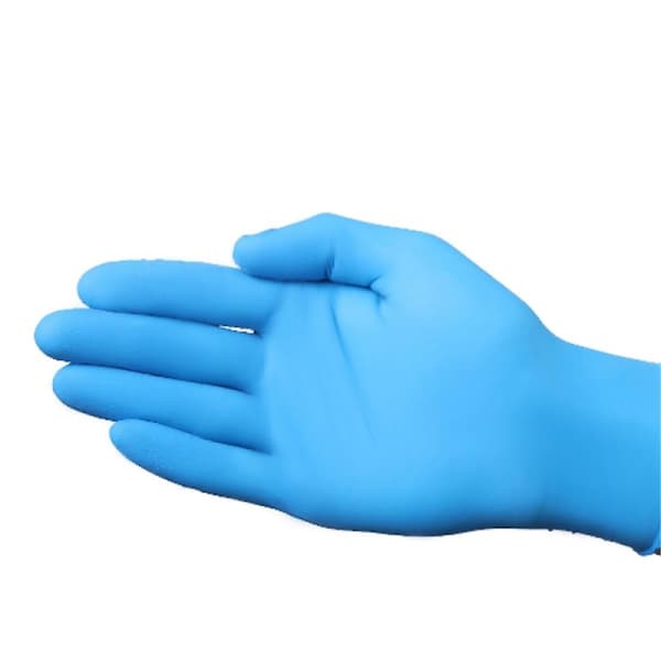 Vanguard International Sourcin Disposable Gloves, 3.5 mil Palm, Nitrile, Powder-Free, S, Blue - A11A11