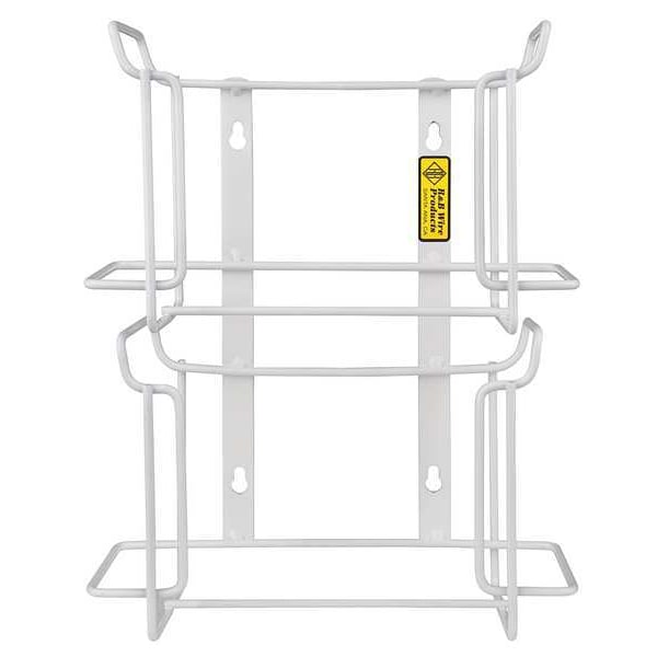 R&B Wire Products Vertical Glove Dispenser, Steel, Holds (2) Boxes , White - 552