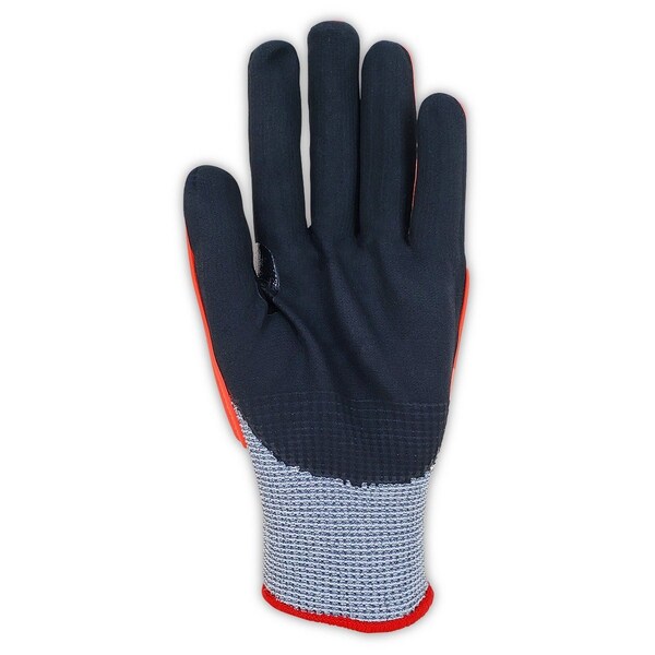 Magid Coated Gloves, Foam Nitrile, 4 Abrasion Level, Salt & Pepper, , L 1 PR - TRX443L