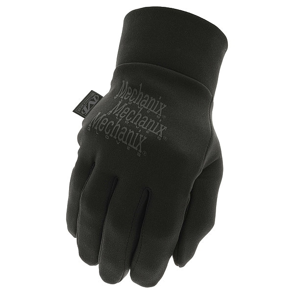 Mechanix Wear Glove Liners, Fleece, Silicone, SoftShell, Slip-On, Black, 1 PR - CWKBL-55-008