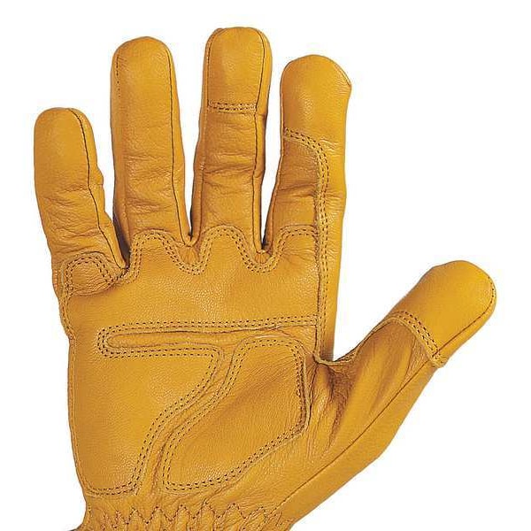 Youngstown Glove Co Arc Flash Gloves, Goat Grain Leather, Shirred Slip-On Cuff Tan, L ( 9 ), 1 PR - 12-3265-60-L