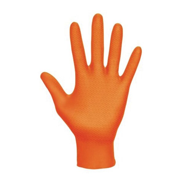 Sas Safety Astro-Grip, Disposable Gloves, 7 mil Palm, Nitrile, Powder-Free, XL, 100 PK - 66474