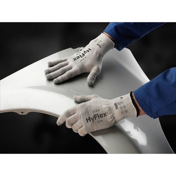 Ansell Cut-Resistant Gloves, Cut Level A2 , Uncoated , Uncoated , Smooth , M 1 PR - 11-318