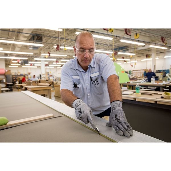 Ansell Cut-Resistant Coated Gloves, Cut Level A2 , Dipped , Polyurethane , Sandy , L 1 PR - 11-727