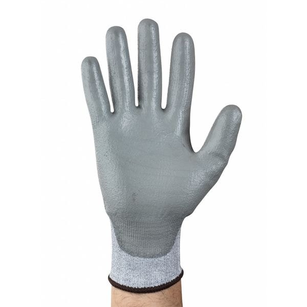 Ansell Cut-Resistant Coated Gloves, Cut Level A2 , Dipped , Polyurethane , Sandy , L 1 PR - 11-727