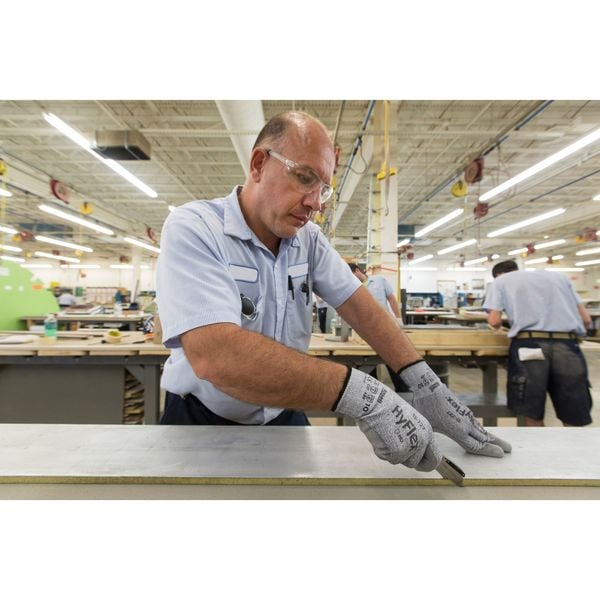 Ansell Cut-Resistant Coated Gloves, Cut Level A2 , Dipped , Polyurethane , Sandy , L 1 PR - 11-727
