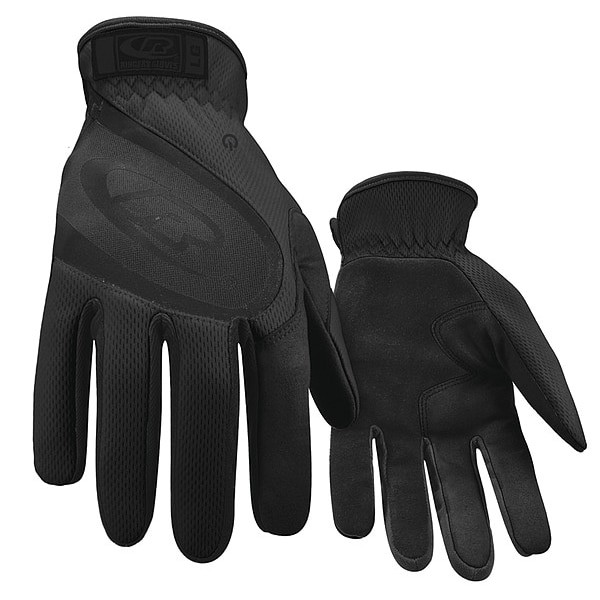 Ringers Gloves Turbo Plus Mechanics Gloves, Synthetic Leather Palm, Polyester Mesh Back, M, Black - 113-09