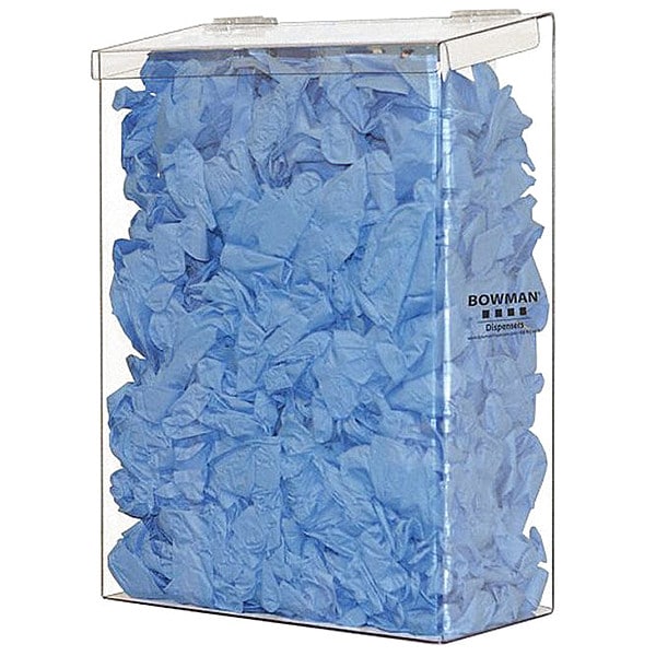 Bowman Dispensers Protection Dispenser, PETG, , Clear , 17 in H x 12 5/8 in W x 5 3/4 in D - BK211-0111