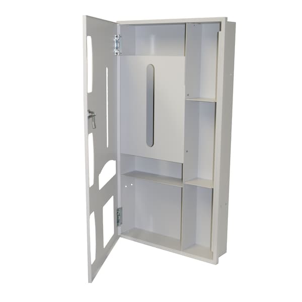 Bowman Dispensers Semi-Recessed PPE Dispensing System - Space Saver - RE501-0012
